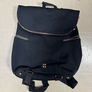 Sweaty Betty Black Backpack with Rose Gold Accents